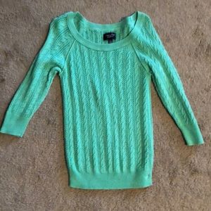 American eagle green sweater
